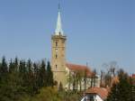 Gizycko Kirche zur heiligen Dreifaltigkeit der Stadt Mikołajki, ehemals Nikolaiken. Aufgenommen im April 2009 nach einer Schiffsfahrt �ber den L�wentin-See und die Talter Gew�sser von L�tzen (heute Giżycko) nach Nikolaiken. 
