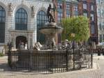 europa Neptunbrunnen der Stadt Danzig