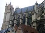 Amiens, Kathedrale Notre Dame, s�dwestlicher Teil des Langhauses und S�dturm ...