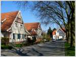 Deutschland Herne-B�rnig - Siedlung Teutoburgia (Fr�hjahr 2009). 
Die Siedlung Teutoburgia zeigt sich heute als eine der sch�nsten Bergarbeitersiedlungen im Ruhrgebiet. Weitere Informationen unter www.route-industriekultur.de/themenrouten/tr19/siedlung-teutoburgia.html
