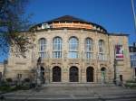freiburg Freiburg im Breisgau,
das Stadttheater, erbaut 1905-10,
1944 beim Bombenangriff zerst�rt, dann wieder aufgebaut,
April 2010
