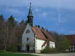Deutschland Freilichtmuseum Neuhausen ob Eck,
eine Dorfkirche aus dem 15.Jahrhundert,
aus dem Landkreis Esslingen, detailgetreu eingerichtet,
April 2010