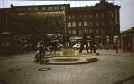 Verschiedenes Berlin-Neuk�lln, Karl-Marx-Platz, Brunnen von Hartmut Bonck (1986)