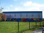 Rostock Rostock-Schmarl, Gro�e Sporthalle, Zentrale Frontansicht