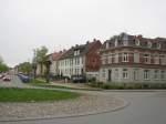 Grevesmuhlen Grevesm�hlen; Kreisel mit Ausfahrt zur Bahnhofstra�e und Rudolf-Breitscheid-Stra�e [08.05.2010]