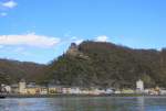 St. Goarshausen Burg Katz in St. Goarhausen; 02.04.2010