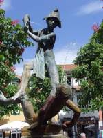 erfurt Brunnen auf dem Wenigemarkt ERFURT, Juni 2010