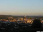 winterthur Abendstimmung im S�dosten... W�hrend Oberwinterthur bereits im Schatten vom Lindberg liegt, kann man in Seen noch die Sonne geniessen, B�umli 4.6.2010