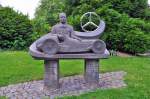 deutschland Denkmal f�r Rudolf Caracciola, der am 30.01.1901 in Remagen geboren wurde. Er verstarb am 28.09.1959 in Kassel. Caracciola war der erfolgreichste deutsche Automobilrennfahrer vor dem 2. Weltkrieg. Aufnahmedatum: 27.05.2010