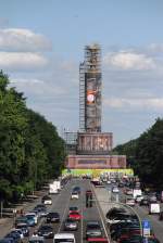 Stadtansichten Berlin, 16.06.2010, Blick vom S-Bahnhof Tiergarten zur Siegess�ule