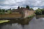 kostrzyn-nad-odra Kostrzyn (dt.: K�strin), 19.06.2010, Bastion Kr�l (K�nig) der im 2.Weltkrieg v�llig zerbombten und nie wieder aufgebauten Altstadt, gelegen an der Oder