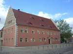 deutschland M�hlberg rechts der Elbe geh�rt zum Land Brandenburg,
das Rathaus im historischen Stadtkern,
Juni 2010