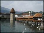 Stadt Luzern Die Kapellbr�cke in Luzern, aufgenommen am 23.07.2009.