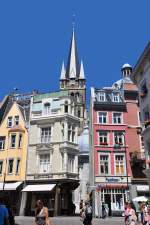 Alte Wohnbauten (sch�n renoviert) in der Aachener Innenstadt - 07.07.2010 ...