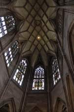 Freiburg im Breisgau, M�nster. Blick in den Obergaden und ins ...
