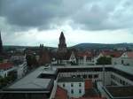 Saarbrucken Das Foto zeigt das Rathaus St.Johann ( Turm), sowie das B�rgeramt der Stadt Saarbr�cken. ( Geb�ude vor Rathaus Turm )Die Aufnahme des Foto war am 22.07.2010.
