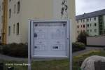 Hannover Blick auf eine Infotalfel, der www.Lehrter-Wohnungsbau.de in der Feldstra�e/Goethestra�e in 31275 Lehrte, am 23.07.10.
