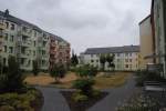 Hannover Blick auf Modernesierte Wohnanlage der Lehrter Wohnungsbau, am 23.Juli 2010/Lehrte.