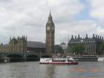 london Big Ben mit einem Teil des Parlamentsgeb�udes