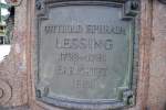 Hamburg Gedenktaftel von Gotthold Ephraim Lessing im Hamnurg, am 01.08.2010.