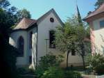 Deutschland Hugstetten im Breisgau,
evang.Kirche erbaut 1772, war bis 1965 katholisch,
Aug.2010