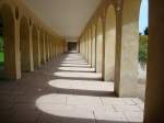 deutschland Schlo� Favorite bei Rastatt-F�rch,
die Kolonnaden am Schlo�,
Aug.2010