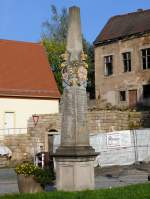 Postmeilens�ule (Distanzs�ule) aus dem ...  Volkmar D�ring 28.10.2010