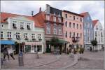 Marktplatz in Ueckerm�nde. Aufnahmedatum: ...  Helmut Seger 13.03.2007