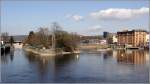 Die alte Schleuse (links) ...  Helmut Seger 28.03.2011