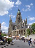 Bayeux, Gotische Kathedrale (05.07.2008) ...  Peter Reiser 14.06.2011