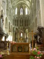 Bayeux, gotische Kathedrale (05.07.2008) ...  Peter Reiser 14.06.2011