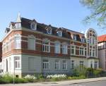 Grevesm�hlen; Eckhaus Rudolf-Breitscheid-Stra�e/Bahnhofstra�e, Grevesm�hlen ...  Manfred Hellmann 13.07.2011