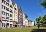 K�lner H�userzeile an der ...  Rolf Reinhardt 14.07.2011