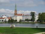 Schwerin [MV], Blick zum ...  Manfred Hellmann 17.07.2011