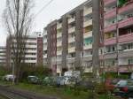 Die Erschlie�ung neuer Wohngebiete in Ostberlin f�hrte zu einer Vergr��erung ...