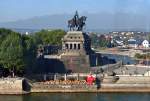 Reiterdenkmal am Deutschen Eck ...  Rolf Reinhardt 06.12.2011