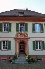 Merdingen, das Pfarrhaus mit ...  rainer ullrich 15.01.2012