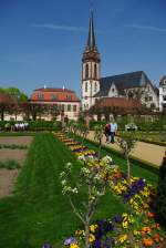 Darmstadt, Prinz Georg Garten und Ev. Stadtkirche (10.04.2009)  ...