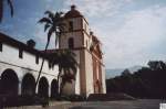 Santa Barbara Blick auf die Mission.
Die Aufnahme entstand am 28. Juli 2006.