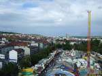 pforzheim Blick �ber die 'Pforzemer Mess' und die Pforzheimer West-und Innenstadt. 23. Juni 2007.
