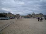 paris Eingang des gigantischen Chateau Versailles am 6.7.05