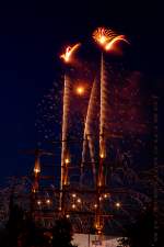 Kiel Abschlussfeuerwerk der 'Kieler Woche' 2005