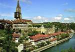 Bern Blick von der Kirchenfeldbr�cke (Mai 2002)