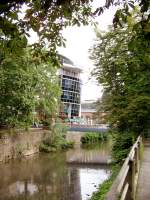 Chemnitz Alte und neue Architektur am Chemnitzufer, 10.07.07