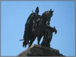 Koblenz Das Reiterstandbild von Kaiser Wilhelm I. am Deutschen Eck in Koblenz. (01.08.2007)