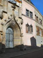 erfurt Alte Universit�t Erfurt, im Krieg zerst�rt, nach 1990 �u�erlich wieder aufgebaut, Aufnahme Fr�hjahr 2007