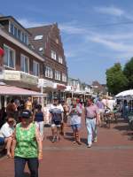 Busum B�sum/Nordsee, Promenade im Sommer 2006