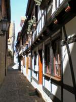 Deutschland Alt-Erfurt, Gasse am Augustinerkloster, Fr�hjahr 2007