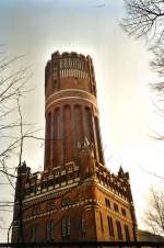Luneburg Wasserturm L�neburg im Fr�hjahr 2003, Analogfoto digitalisiert