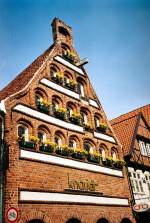 Luneburg L�neburger Giebelhaus im Fr�hjahr 2003